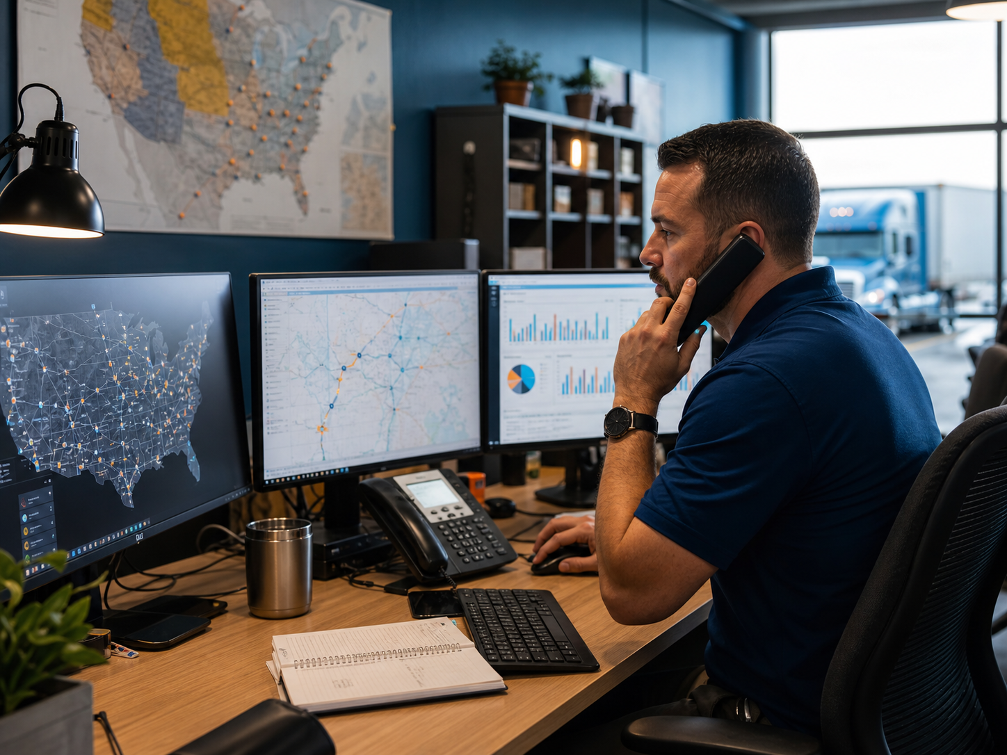Dispatcher operations desk